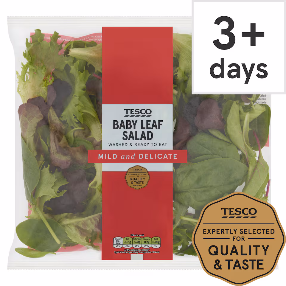Tesco Babyleaf Salad 90G
