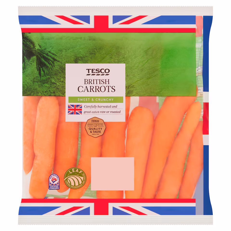 Tesco Carrots 500g