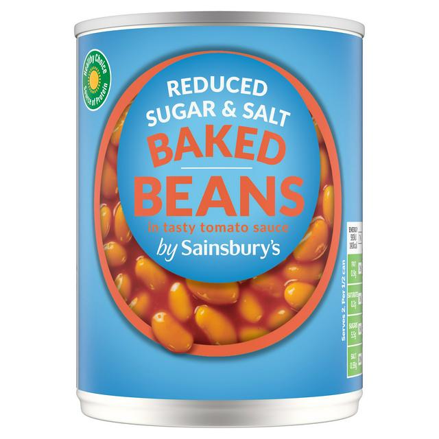 Sainsbury's Reduced Sugar & Salt Baked Beans In Tomato Sauce 400g