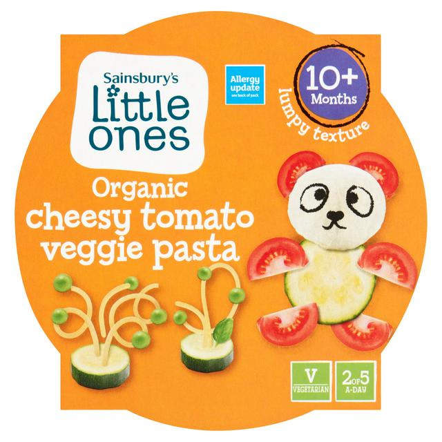 Sainsbury's Little Ones Organic Cheesy Tomato Veggie Pasta 10+ Months 190g
