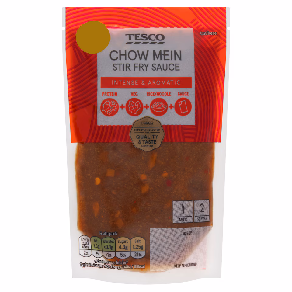 Tesco Chow Mein Stir Fry Sauce 165g