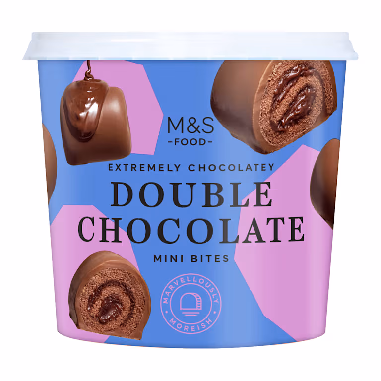 M&S Extremely Chocolatey Double Chocolate Mini Bites