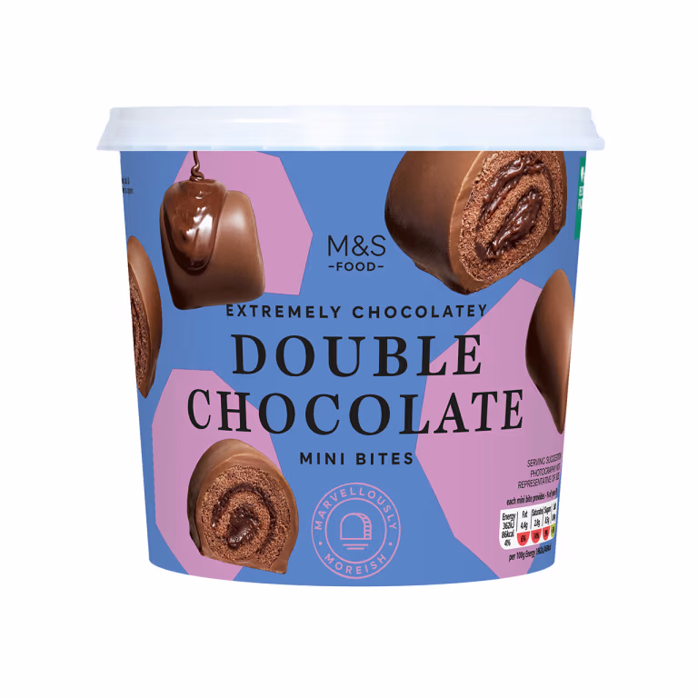 M&S Extremely Chocolatey Double Chocolate Mini Bites