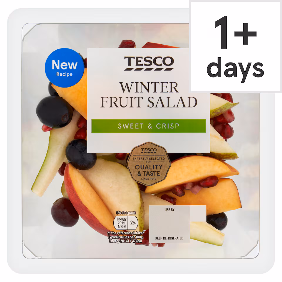 Tesco Winter Fruit Salad 400G