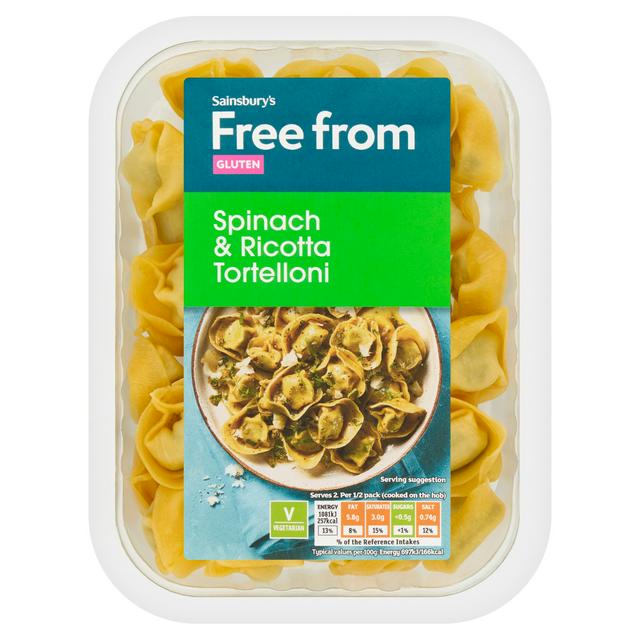 Sainsbury's Free From Spinach & Ricotta Tortelloni 250g