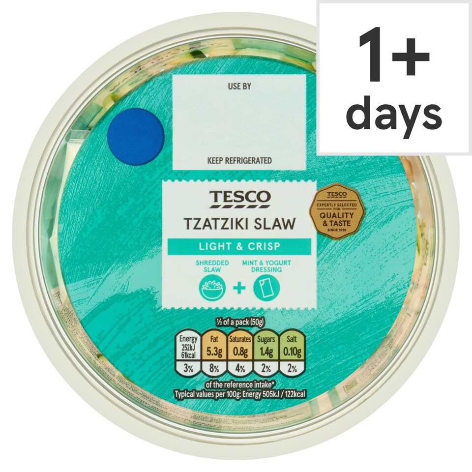 Tesco Tzatziki Slaw 100g