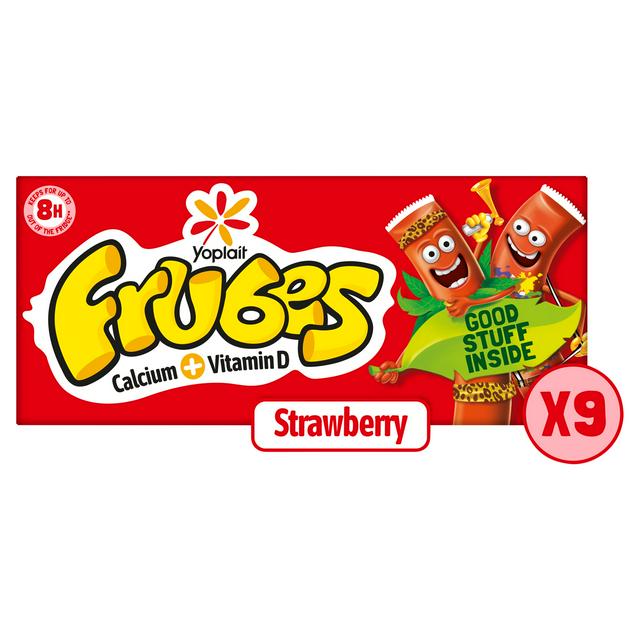 Frubes Kids Strawberry Yoghurt Tubes 9x37g