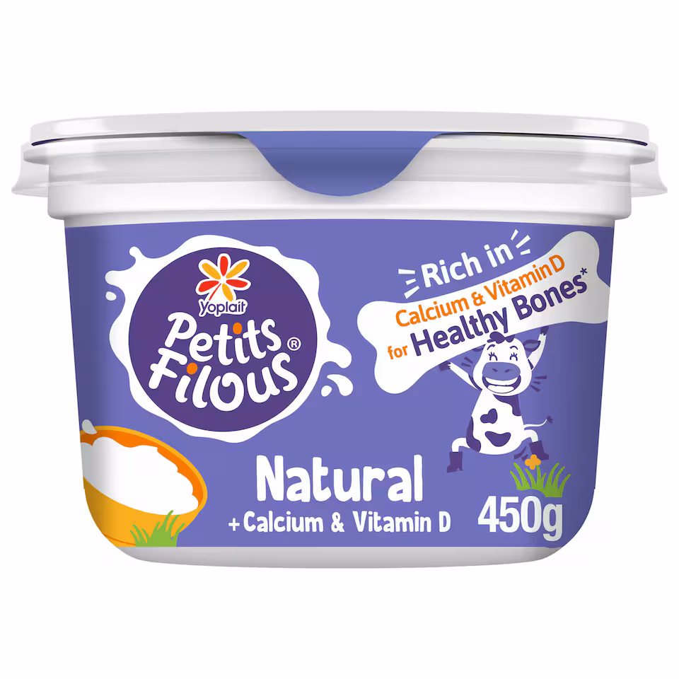 Petits Filous Natural Kids Yoghurt + Calcium and Vitamin D 450g