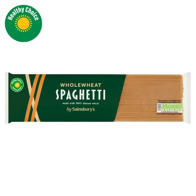 Sainsbury's Spaghetti Wholewheat Pasta 500g