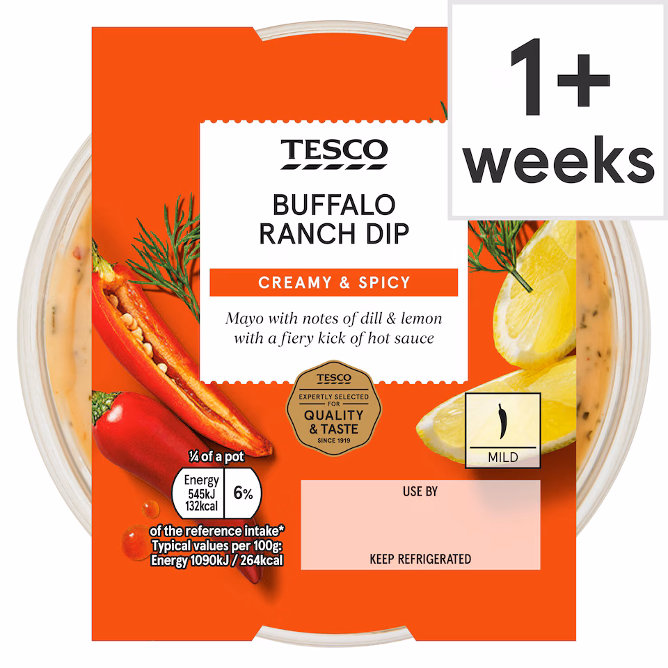 Tesco Buffalo Ranch Dip 200g
