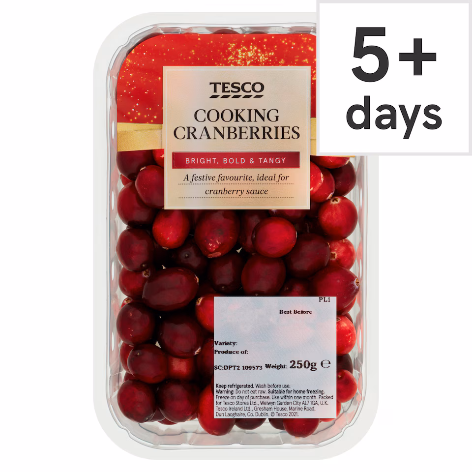 Tesco Cranberries 250G