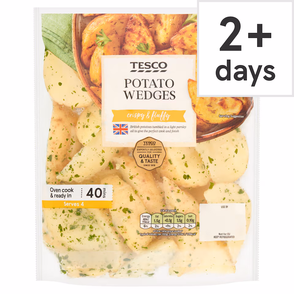 Tesco Potato Wedges 500G