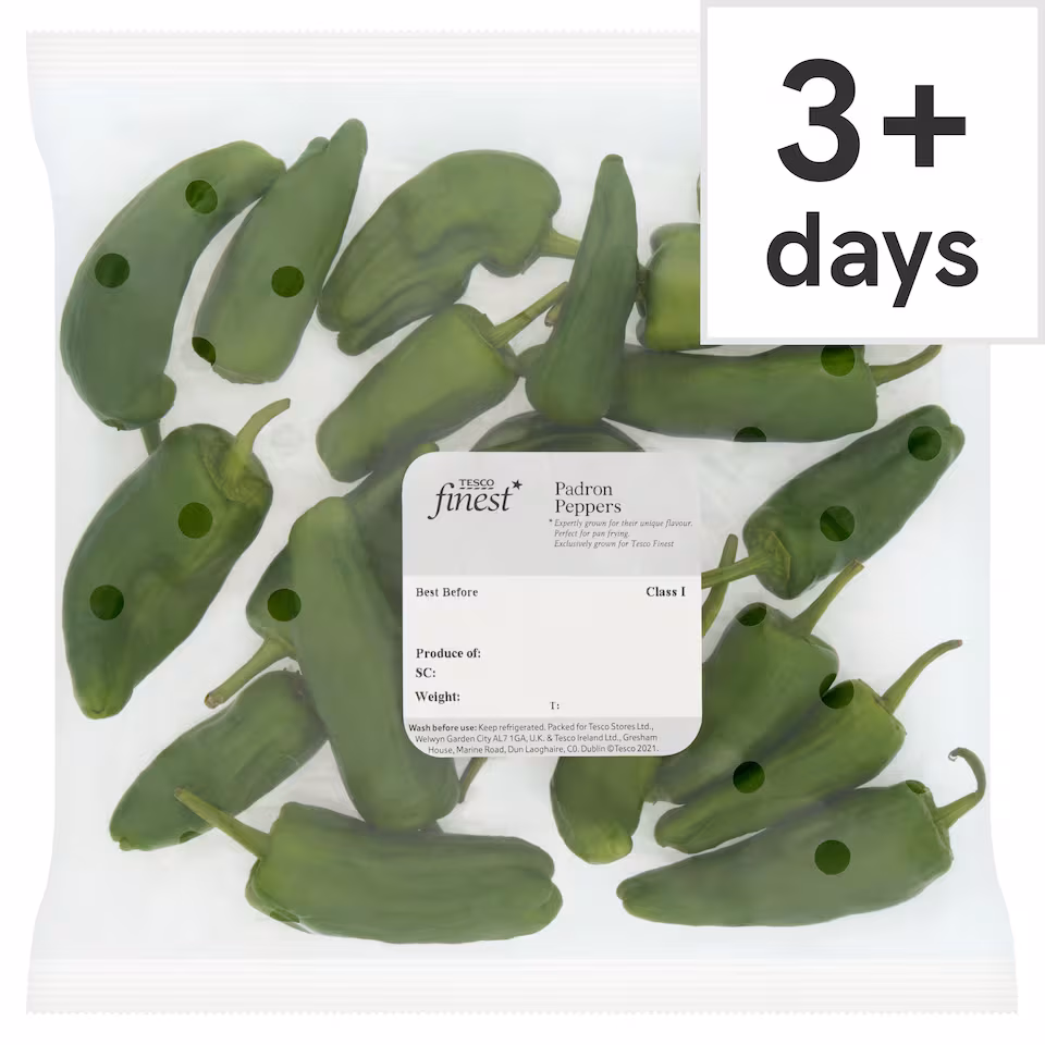 Tesco Finest Padron Peppers 200g