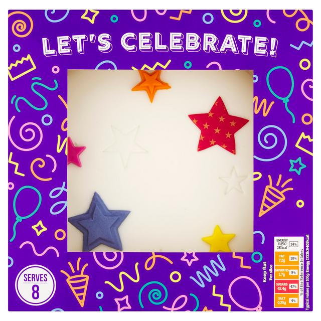 Sainsbury's Birthday Celebration Small Madeira Party Cake 550g