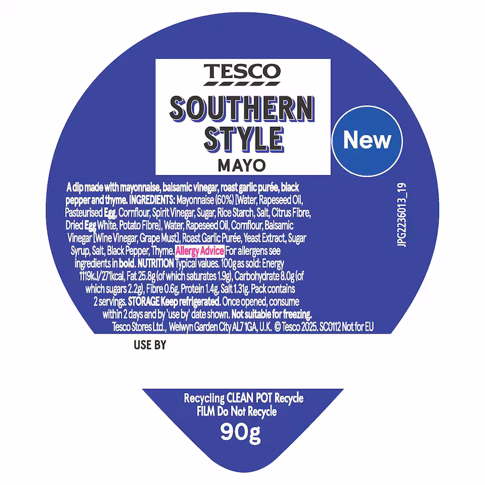 Tesco Southern style Gravy Mayo Dip 90g