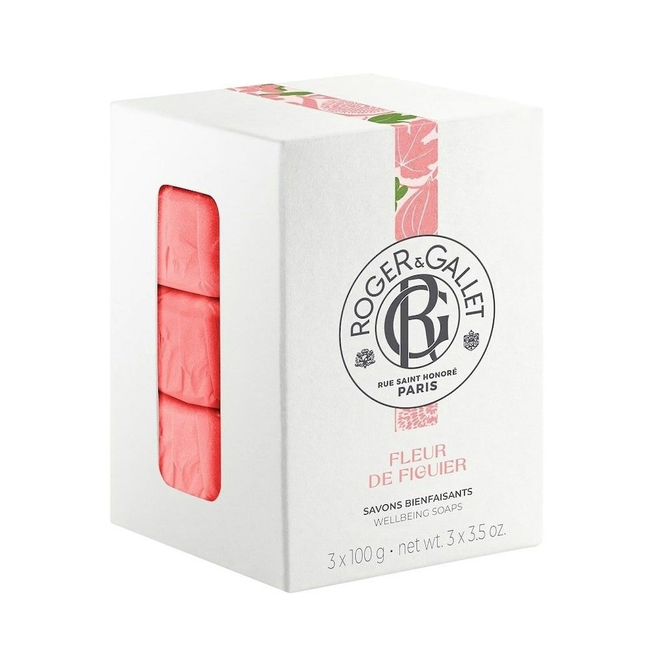 Roger & Gallet Fleur de Figuier Wellbeing Soap 3 x 100g