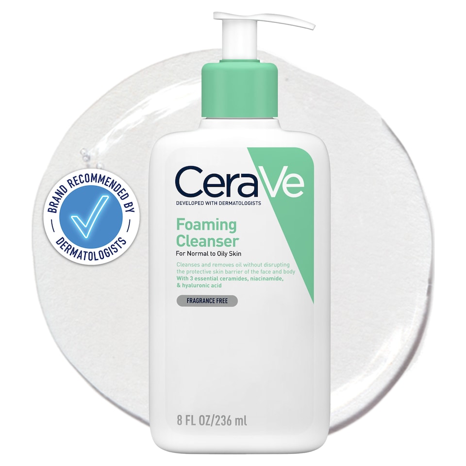 CeraVe Foaming Cleanser with Niacinamide for Normal to Oily Skin 236ml