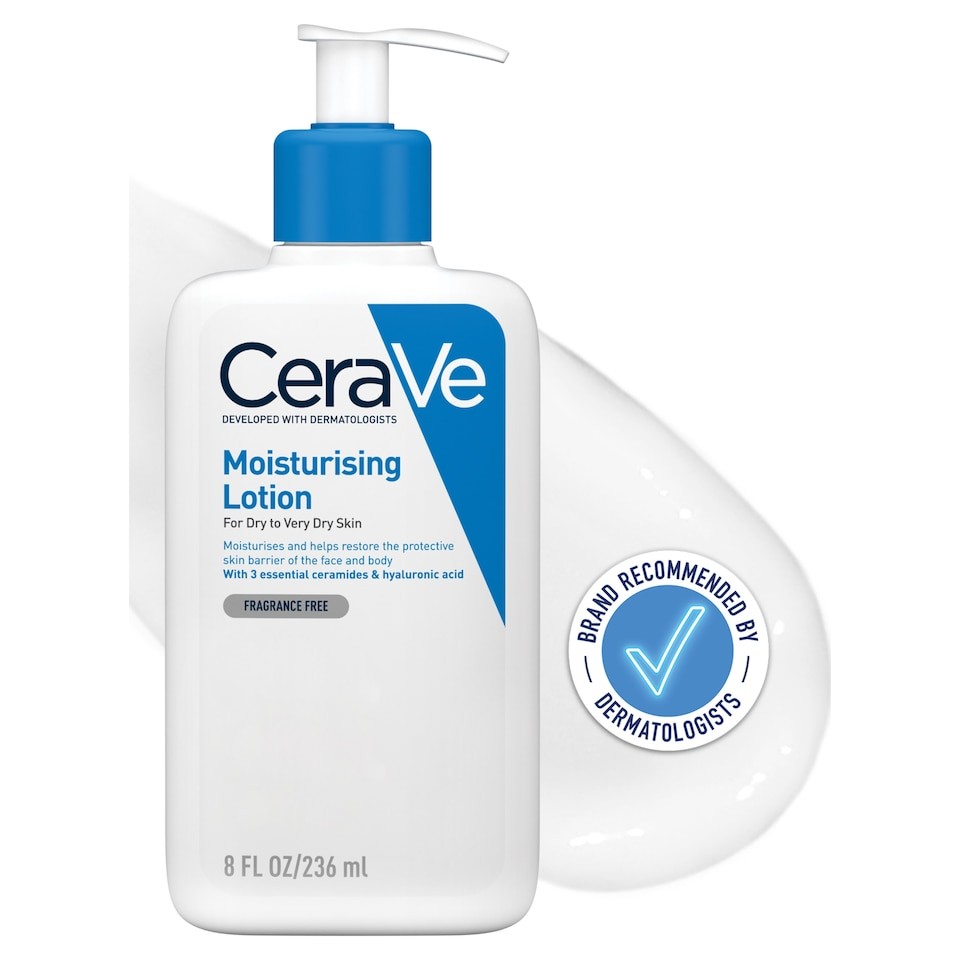 CeraVe Moisturising Lotion with Hyaluronic Acid & Ceramides for Normal to Very Dry Skin 236ml