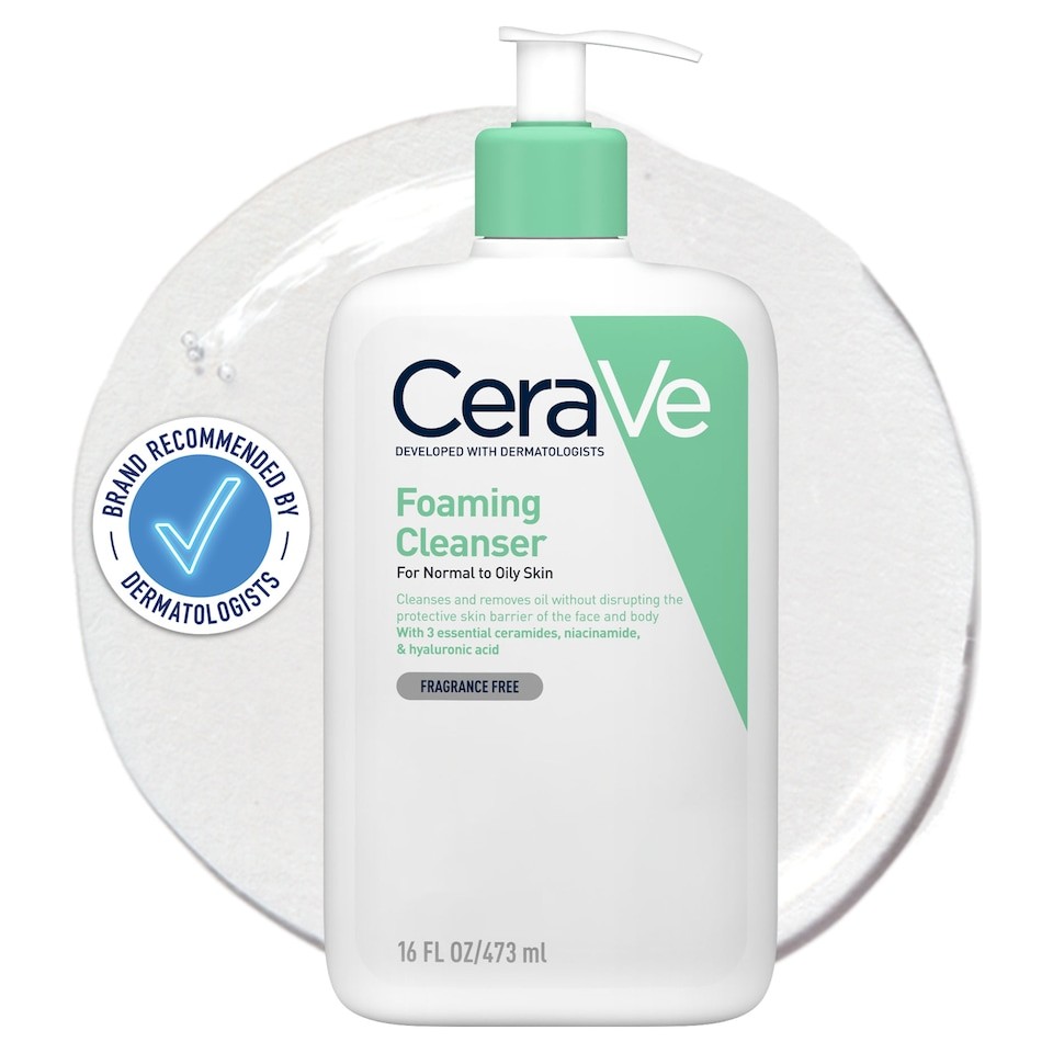 CeraVe Foaming Cleanser with Niacinamide for Normal to Oily Skin 473ml