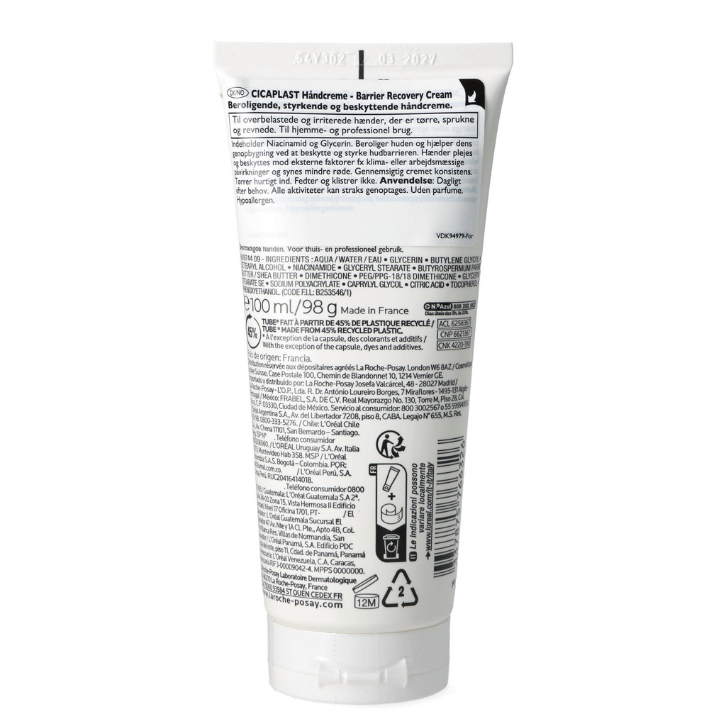 La Roche-Posay Cicaplast Baume Hand Cream 100 ml