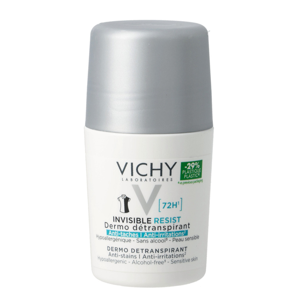 Vichy Invisible Resist 72H Anti-Stain Deodorant Roll-On 50 ml