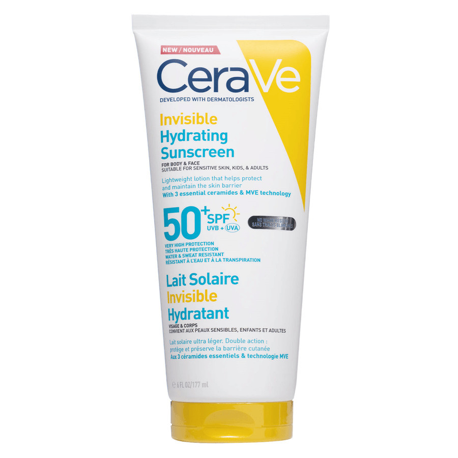 CeraVe Invisible Hydrating Sunscreen SPF50+ 177ml