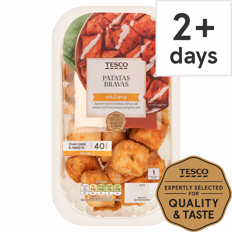 Tesco Fire Pit Patatas Bravas 400G