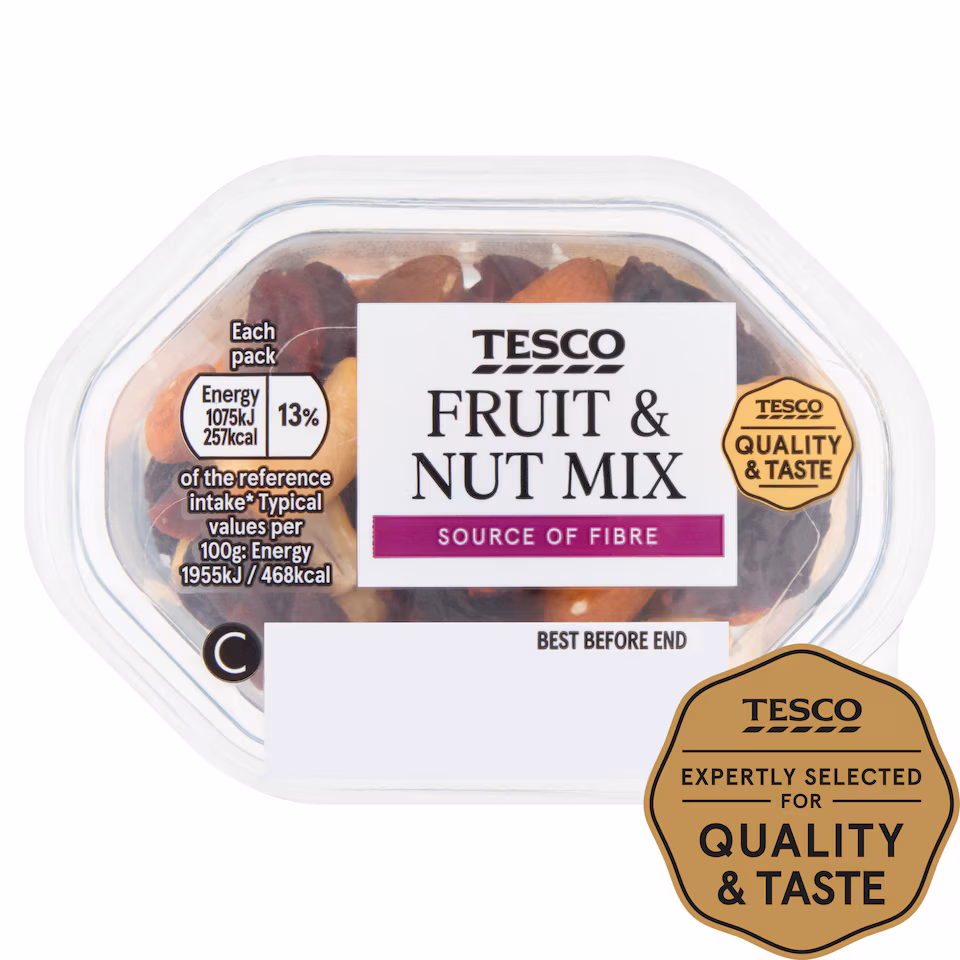 Tesco Fruit & Nut Snack Pot 55G