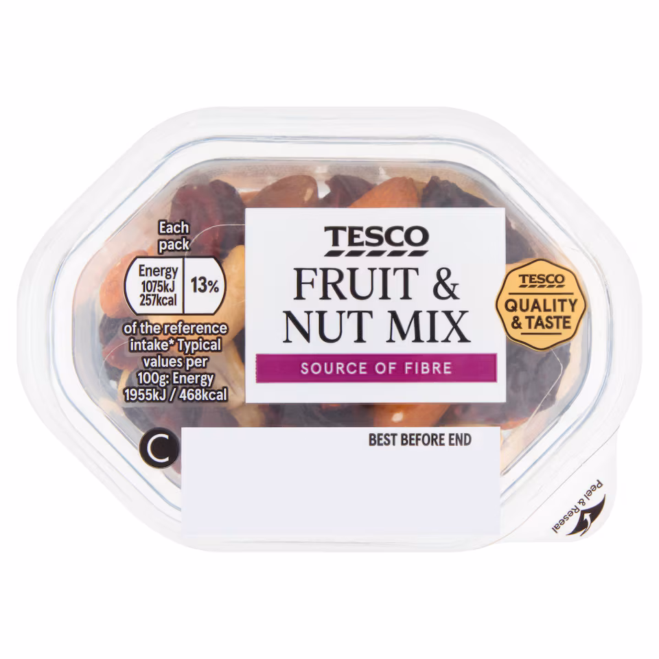 Tesco Fruit & Nut Snack Pot 55G