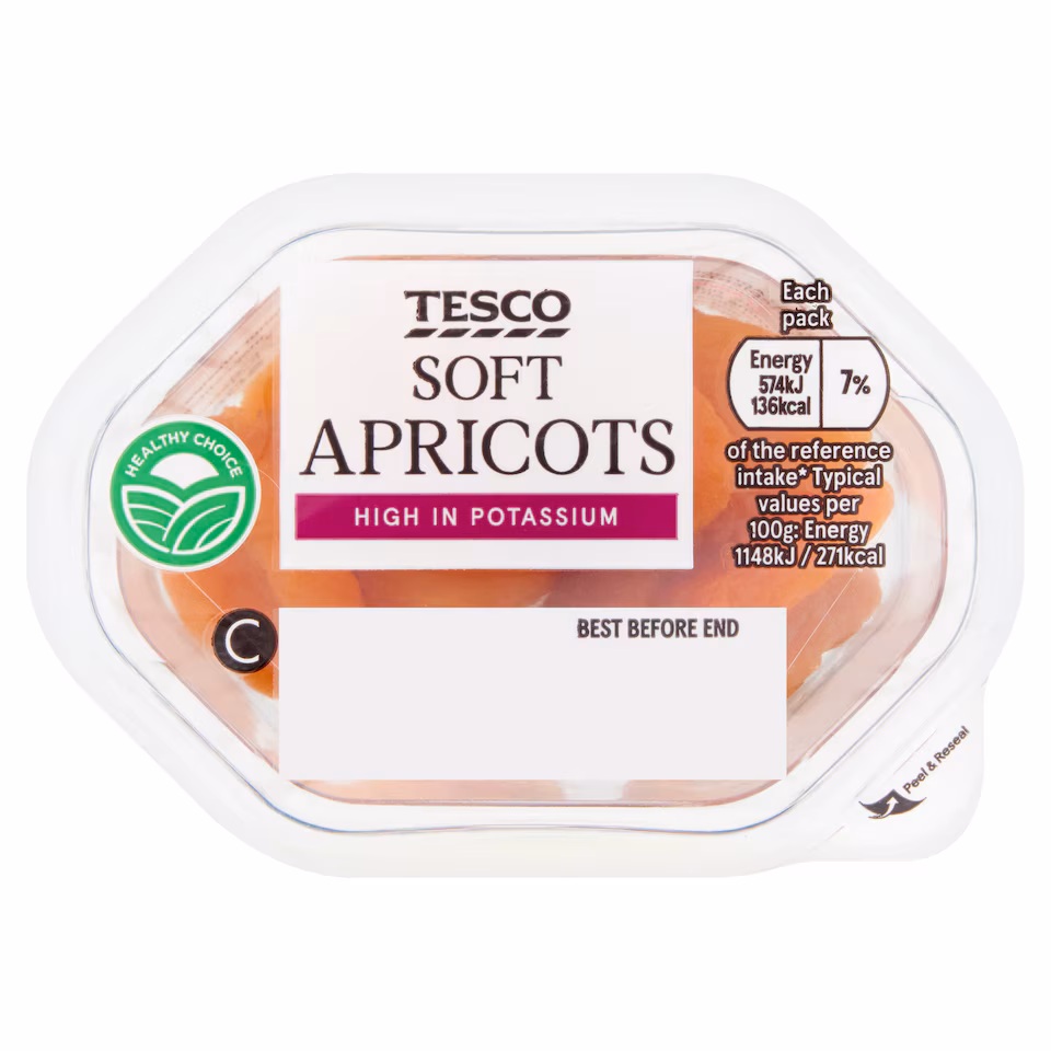 Tesco Snack Pack Soft Apricots 50G