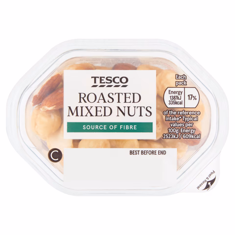 Tesco Roasted Nut Snack Pack 55G