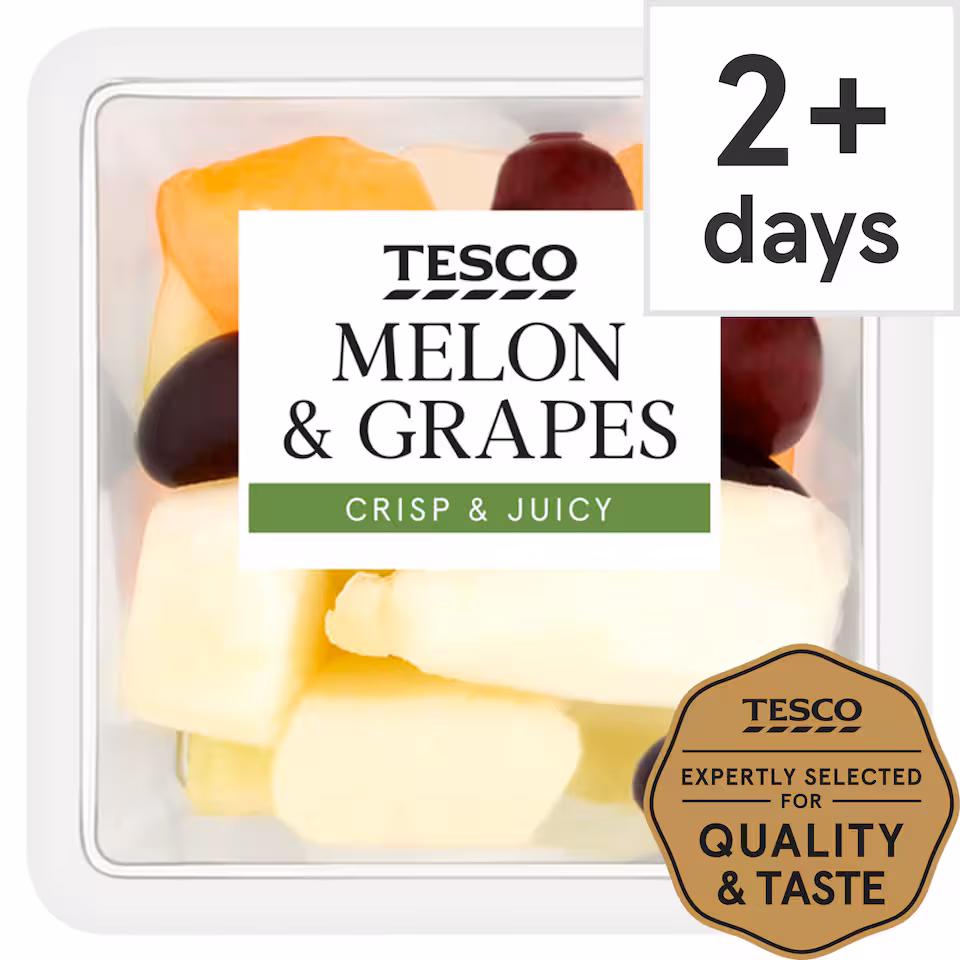 Tesco Melon & Grapes 300G