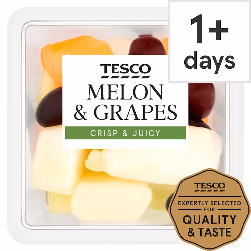 Tesco Melon & Grapes 300G