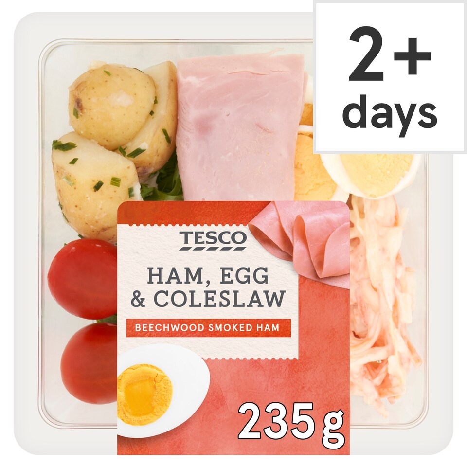 Tesco Ham Egg & Coleslaw Salad 235G