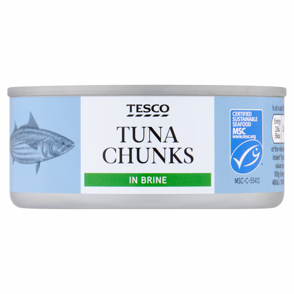 Tesco Tuna Chunks In Brine 145G