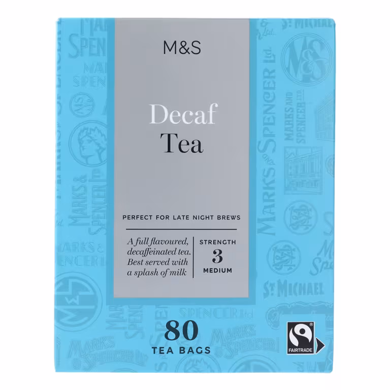 M&S 80 Decaffeinated Tea Bags