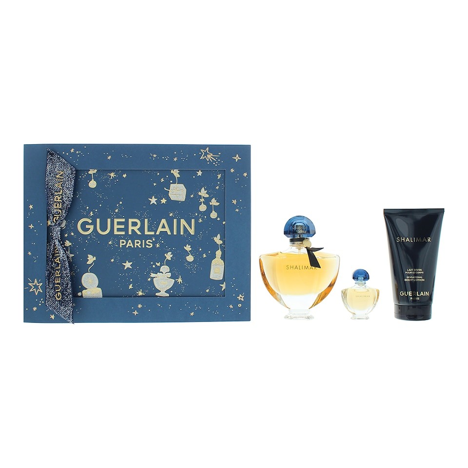 Guerlain Shalimar Gift Set 50ml EDP Spray - EDP 5ml - Body Lotion 50ml