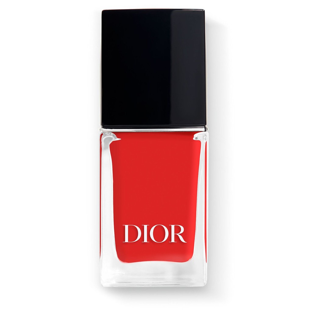 DIOR Vernis Nail Polish With Gel Effect And Couture Color 080 Red Smile