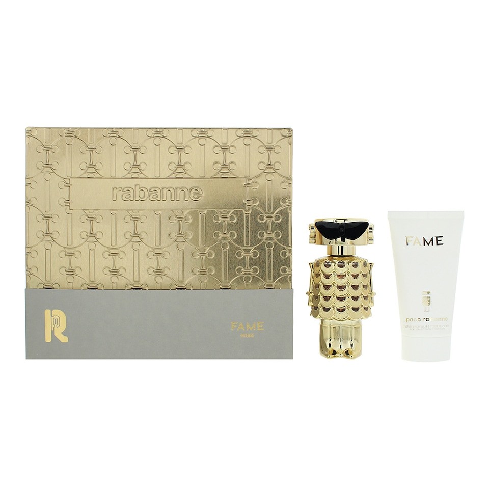 Rabanne Fame Intense Eau de Parfum 50ml + Body Lotion 75ml Gift Set | Gold | 50ml