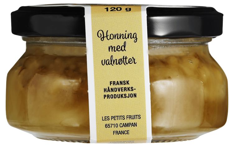Honning m/Valnøtt til Ost 120g Lesgards