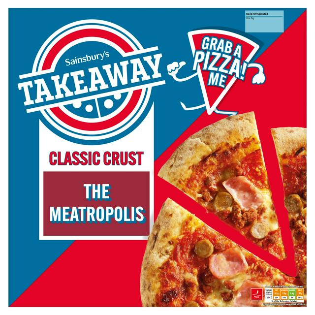 Sainsbury's Classic Crust Meat Feast Pizza 529g