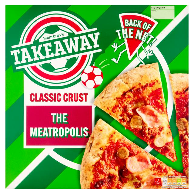 Sainsbury's Classic Crust Meat Feast Pizza 529g