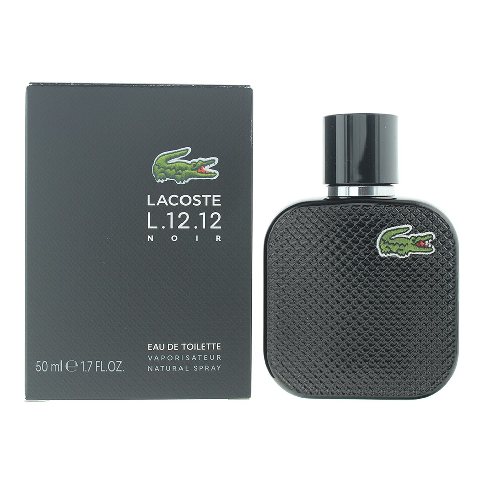 Lacoste L.12.12. Noir Eau de Toilette 50ml Spray for Him | Black | Multi | 50ml