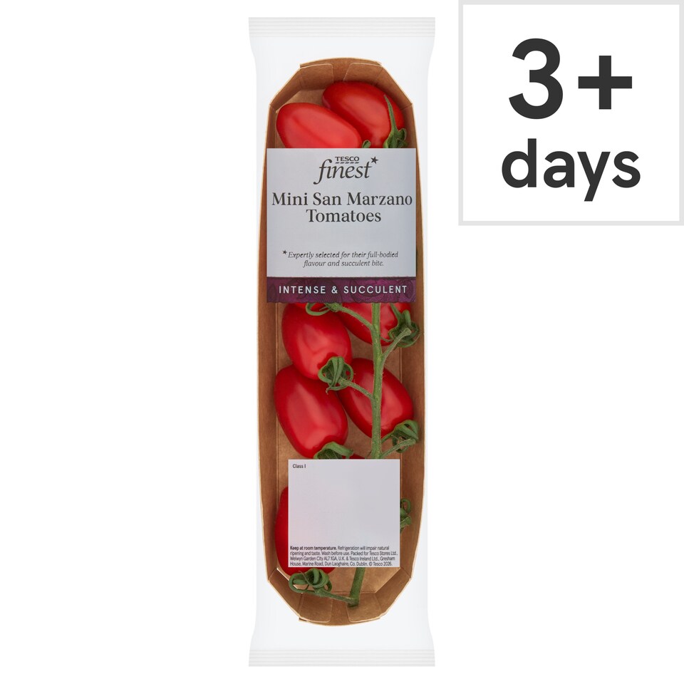 Tesco Finest Mini San Marzano Tomatoes 220G
