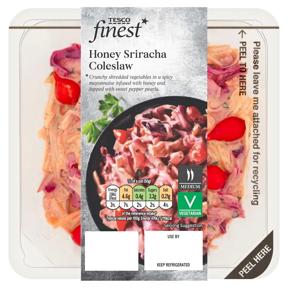 Tesco Finest Honey Sriracha Coleslaw 250g