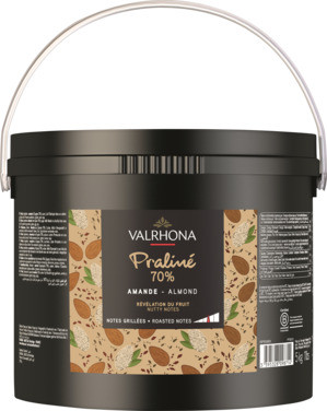Praline 70% Mandel Valencia 5kg Valrhona