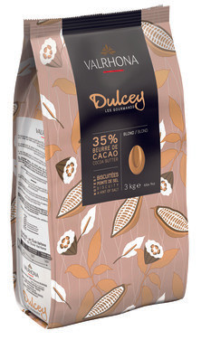 Blond Sjokolade "dulcey" 35% Valrhona