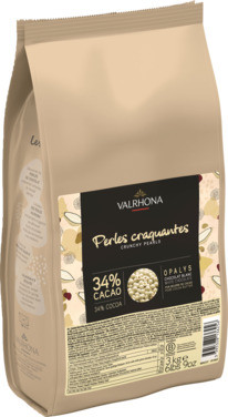Hvit Sjokolade Perler Crunchy Valrhona