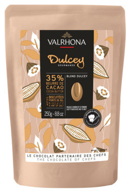 Blond Sjokolade 35% Dulcey Hjemmebaking 250g Valrhona