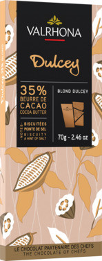 Blond Sjokolade 35% Dulcey 70g Valrhona